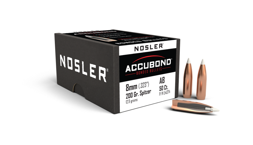 Nosler AccuBond AB - 8mm 200g SP (50ct) Bullets 54374