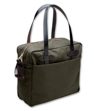 Filson Otter Green Zipper Tote Bag FIL-70261-OT
