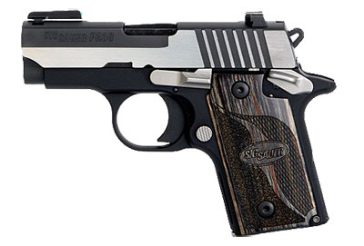 EQUINOX, Two-Tone Polished Nitron Finish, TRUGLO / SIGLITE Night Sights, Blackwood Grips---Same as E 238-380-EQ-AMBI