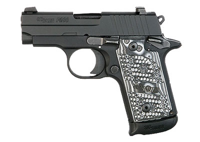 EXTREME, Black Nitron Finish, SLITE Night Sights, Hogue Extreme G10 Grips, X-Grip 7rd Magazine 238-380-XTM-BLKGRY