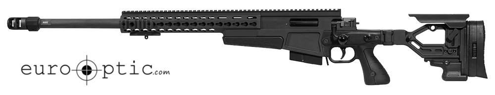 Accuracy International AX 308 Black chassis 24in bbl std brake small firing pin Left Hand A-XS308WNBL24SM-LH