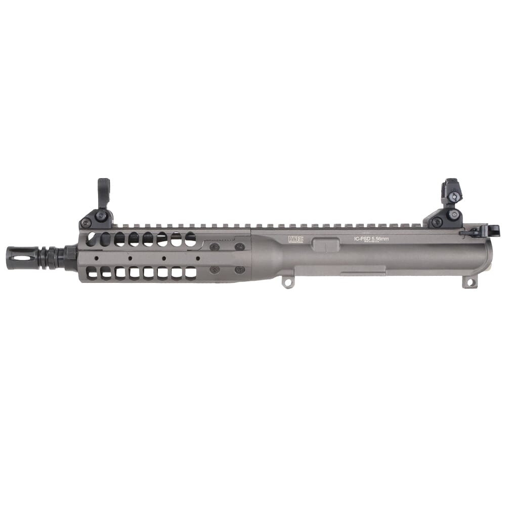 LWRC IC-PSD 5.56mm NATO 8.5" 1:7" 1/2x28 Bbl Tungsten Grey Personal Security Detail Complete Upper Receiver ICPSDU5TG8