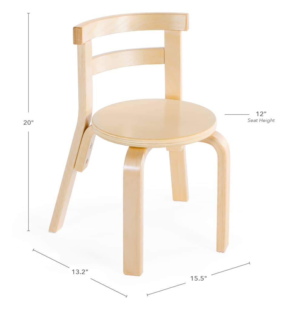 Specifications of Nordic Chairs - Set of 2 with size 13 x 15.5 x 20