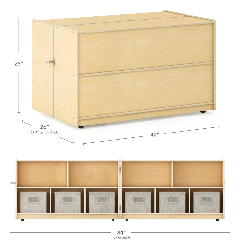 Caractéristiques of EdQ Fold & Lock Storage Unit 24