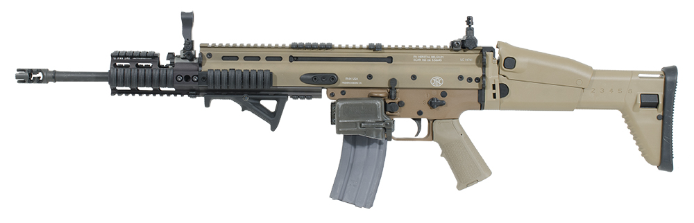FNH SCAR 16S 5.56 16.25" with 1 (30 Round) Magazine, PWS Rail, Magpul AFG, Redi-mag, Used - Good condition - UA1192 98601