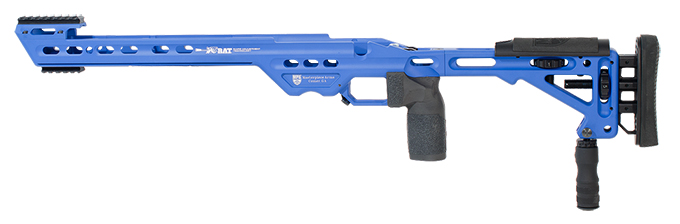 Masterpiece Arms BA Chassis Rem700 SA LH NRA Blue