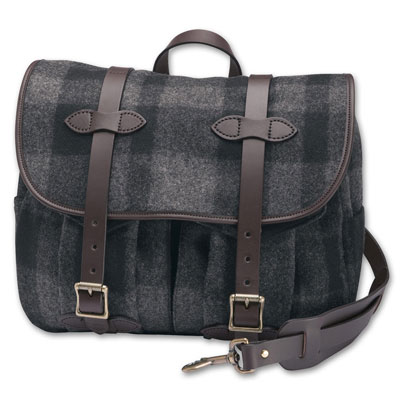 Filson MD Gray/Black Wool Field Bag FIL-70103-GB