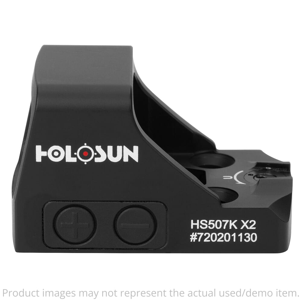 Holosun USED HS507K-X2 Compact Multi-Reticle Circle Dot Open Red Dot Sight w/Shake Awake HS507K-X2 - Scratches on Item, Works Perfectly UA5138