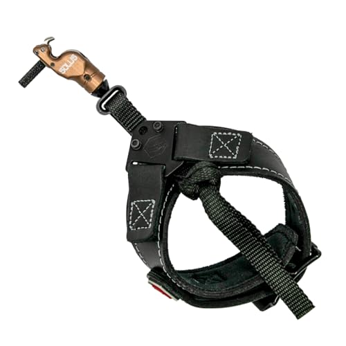 Sgancio A Pollice SCOTT Pursuit RCS Con Cinturino E Fibbia &ndash; Tiro Con L'arco, Nero 8008RCS2-BK