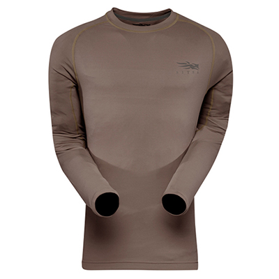 Sitka Core Lt Wt Crew - LS Pyrite X Large|10033-PY-XL