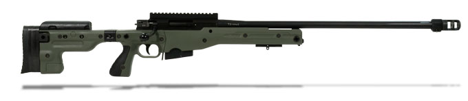 Accuracy International AT Rifle - Folding Green Stock - 308 Win 26 inch threaded bbl std brake - small firing pin - R11020-CR AT-308RFOGRQ26THSM