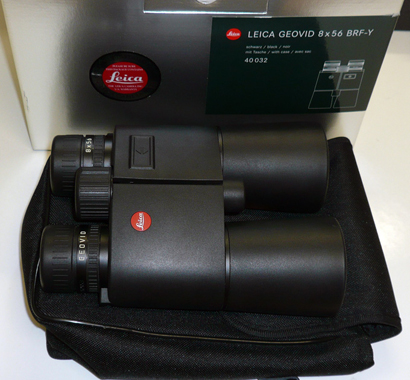 Leica Geovid 8x56 BRF Yards Laser Rangefinding Binocular - Code U Demo like new with original access