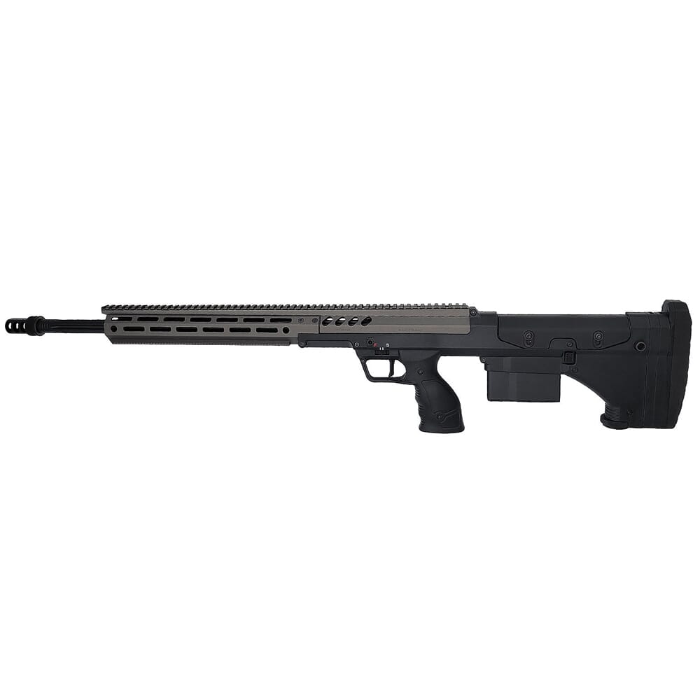 Desert Tech SRSM2 Standard .338 Lapua Mag 26" 1:9" 3/4x24" Bbl 5rd Tungsten/Black Bolt-Action Rifle SRS-RF-M-G26R-TB