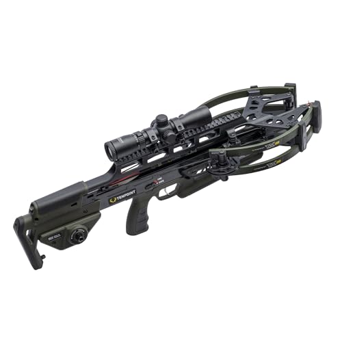 TenPoint TX 28 Moss Green Crossbow w/ACUslide MAXX &amp; RangeMaster 100 Black Scope CB25004-1849