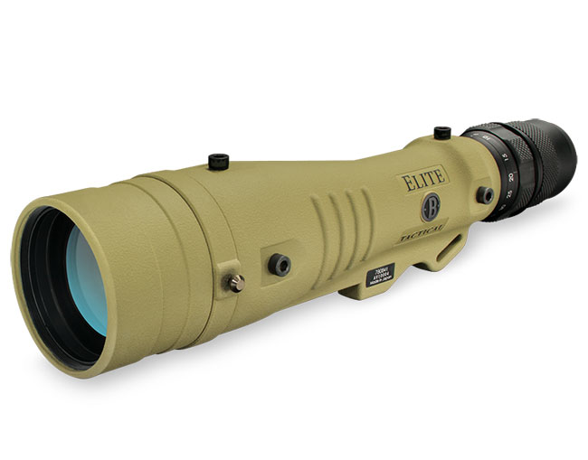 Bushnell Elite Tactical 8-40x60 LMSS Spotting Scope 780841H Horus Reticle with 3 rails and camera ad 780841k