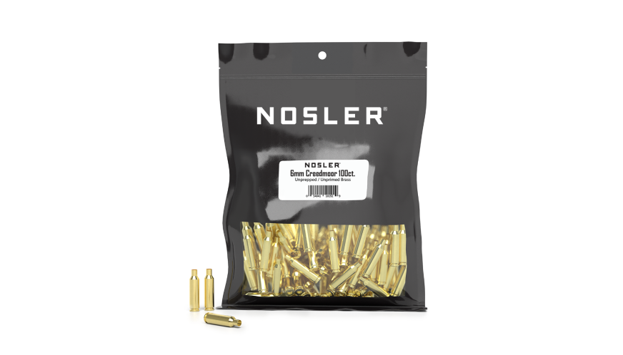 Nosler Brass - 6mm Creedmoor (100 ct) Bulk Brass Bag 10192