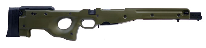 AICS Accuracy International Chassis SA 1.5 Stock Green 308 Win-UB491