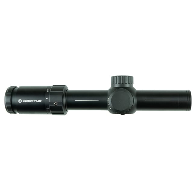 Crimson Trace Optics CTL-3105 3 Series Tactical Riflescope 1-5x24mm MIL/MIL FFP with SR1-MIL with Illuminated Reticle