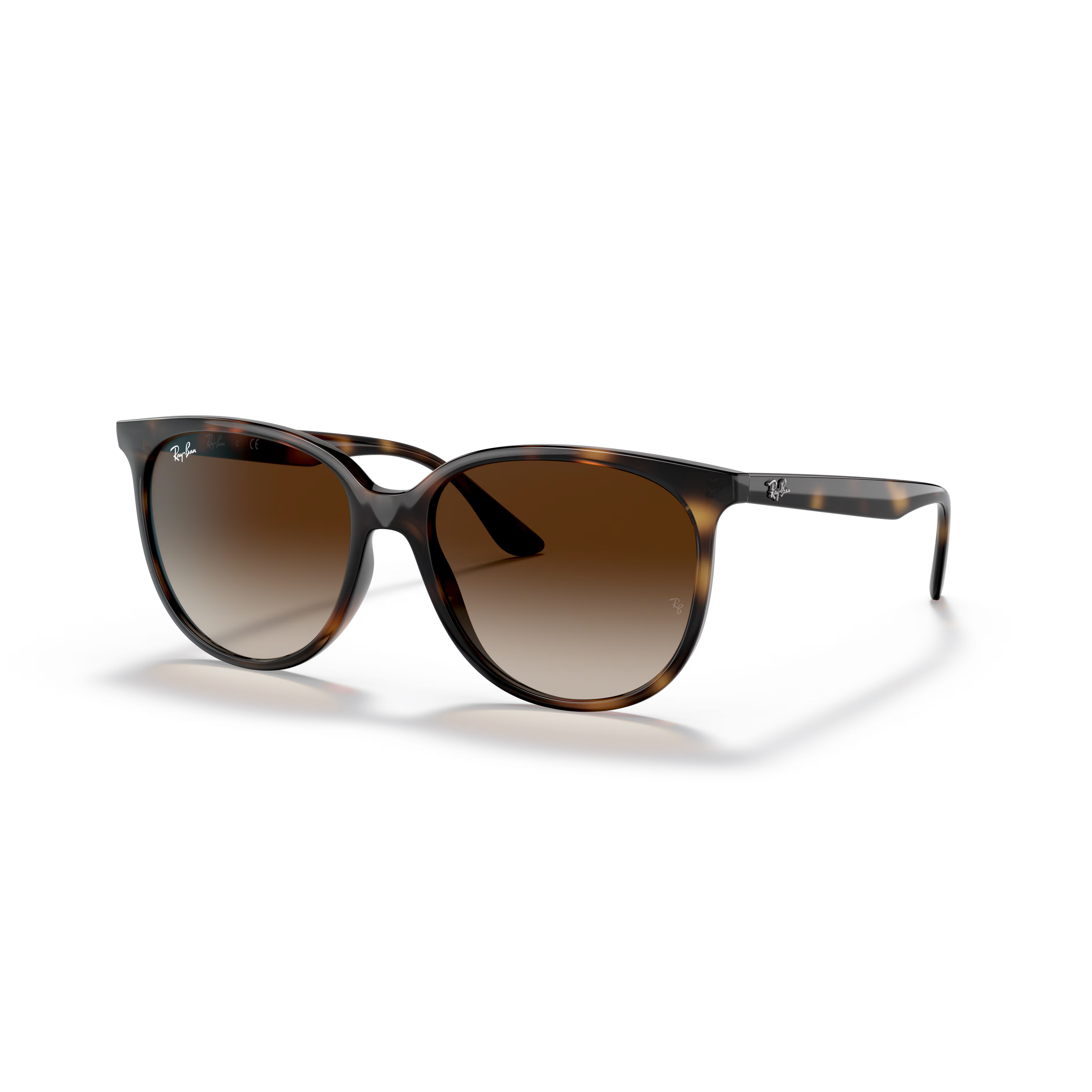 Ray-Ban 0RB4378 Polished Havana Sunglasses w/Gradient Brown Lenses 0RB4378-710/13-54