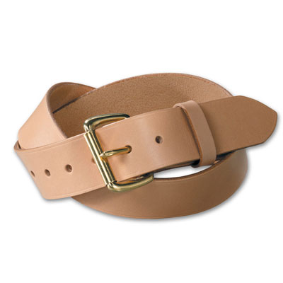 Filson 40 Natural 1.5" Leather Belt 63202