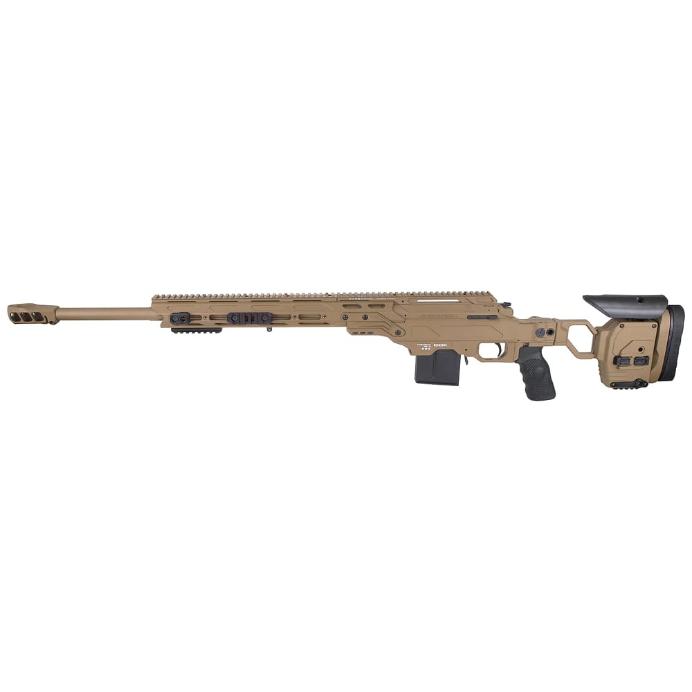 Cadex Defense CDX-30 LITE 6.5 Creedmoor 26" 1:8" Bbl Tan Rifle w/MX1 & Tactical Bolt Knob CDX30-LITE-6.5-26-BR20-A2B1N-TAN