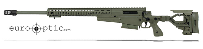 Accuracy International AX 300 Green chassis 26 inch barrel std brake Left Hand A-XM300WMGR26SM-LH