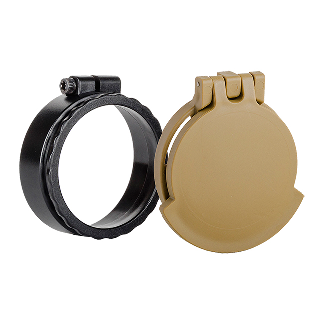 Tenebraex Ocular Flip Cover w/ Adapter Ring for Bushnell DMR 3.5-21x50 PRFC08-FRA002-FCR
