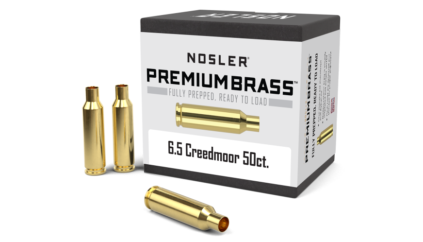 Nosler Premium Brass Box Brass - 6.5mm Creedmoor (50ct) Brass 44824