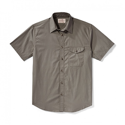 Filson Filson'S S/S Feather Cloth Shirt LightOlive M FCO-004262 FIL-10807-LightOlive-M|FIL-10807-LightOlive-M