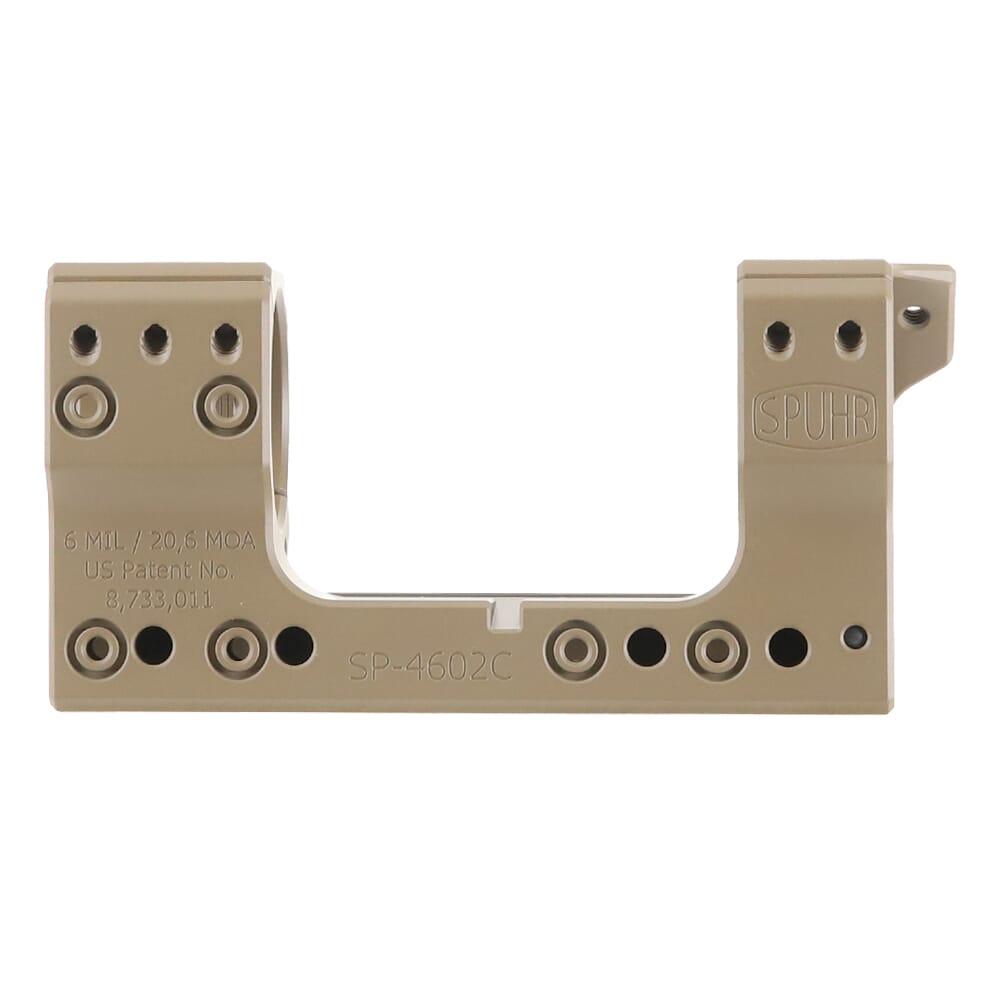 Spuhr Unimount 34mm 6MIL/20.6MOA 1.5" FDE Picatinny Scope Mount SP-4602C-FDE