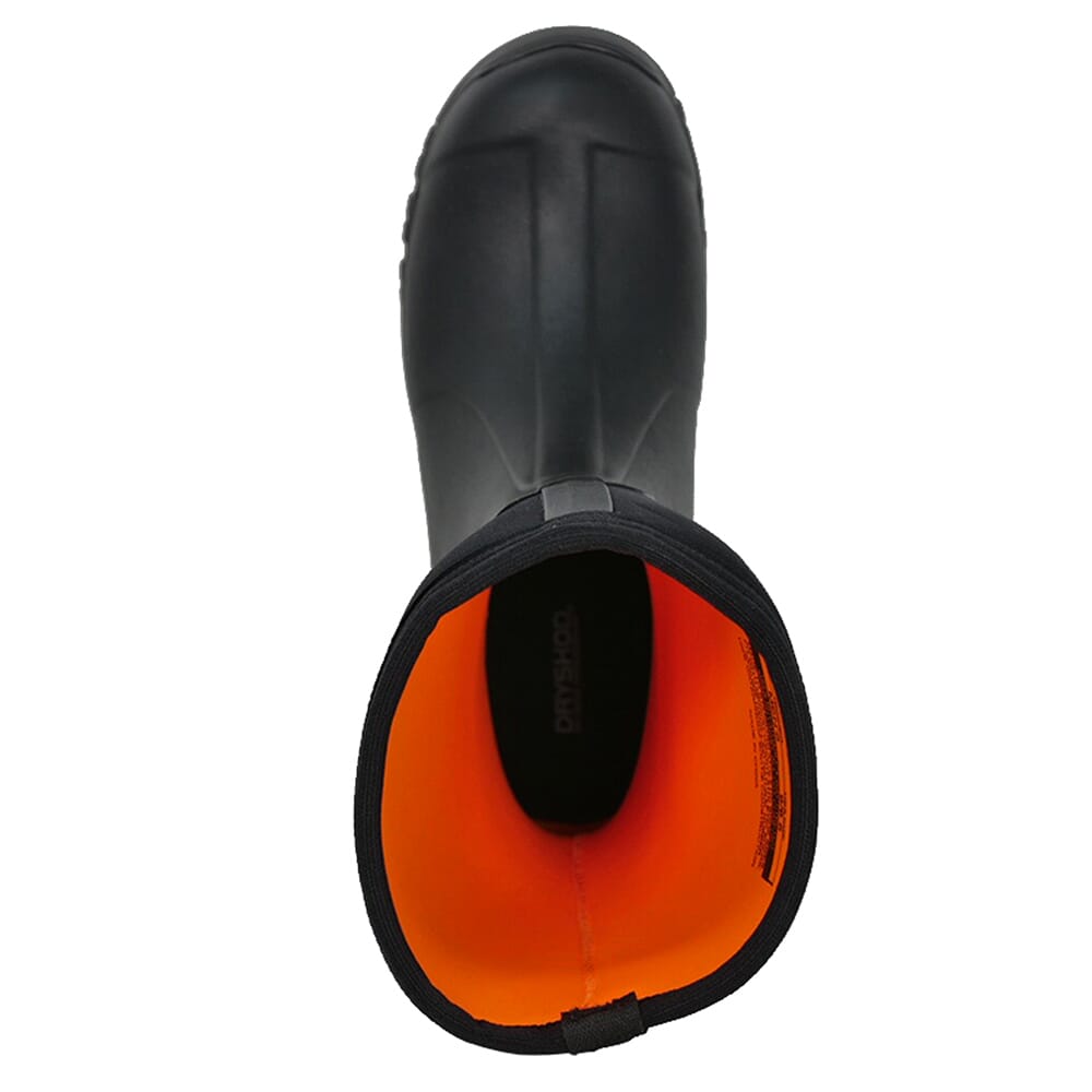 Dryshod Mudcat Mid Black/Orange Size 8 Boots MDC-MM-BK-M08