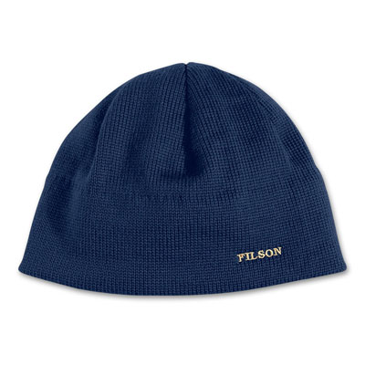 Filson Navy Wool Skull Cap 60199