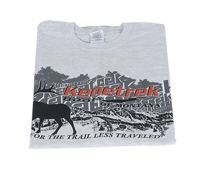 Kenetrek Logo T-Shirt Grey Short Sleeve XL KEQ-TGRY XL