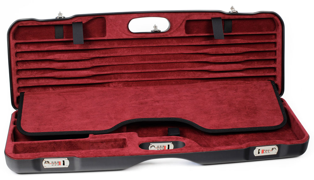 Negrini Skeet Gun 32.25" Case Black/Bordeaux 1659LR-TS/5160