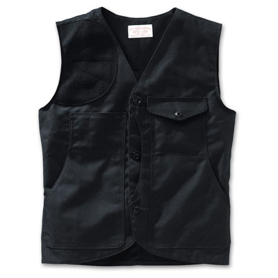 Filson XS Black Scout Vest FIL-10426-BL