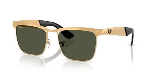Ray-Ban Wayfarer Deluxe Sandblasted Legend Gold Green 0RB3875-92763356