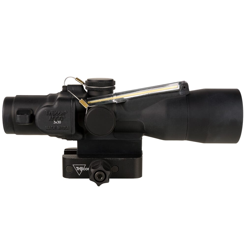 Trijicon ACOG 3x30 Dual Illum Amber Chevron 7.62x51mm/175gr. Ballistic Compact Riflescope w/Q-LOC Mount TA33-C-400364