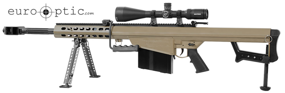 Barrett 82A1 Rifle System .50BMG 20" FDE w/Nightforce SHV 5-20x56 and NF Rings A203 18572