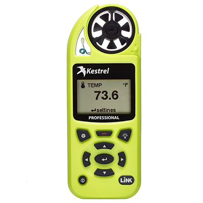 Kestrel 5200 Pro Environmental Meter w/ LiNK High Viz Green 0852LHVG