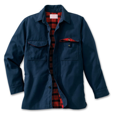 Filson XS Navy Multi LINED JAC-SHIRT 10431-RN