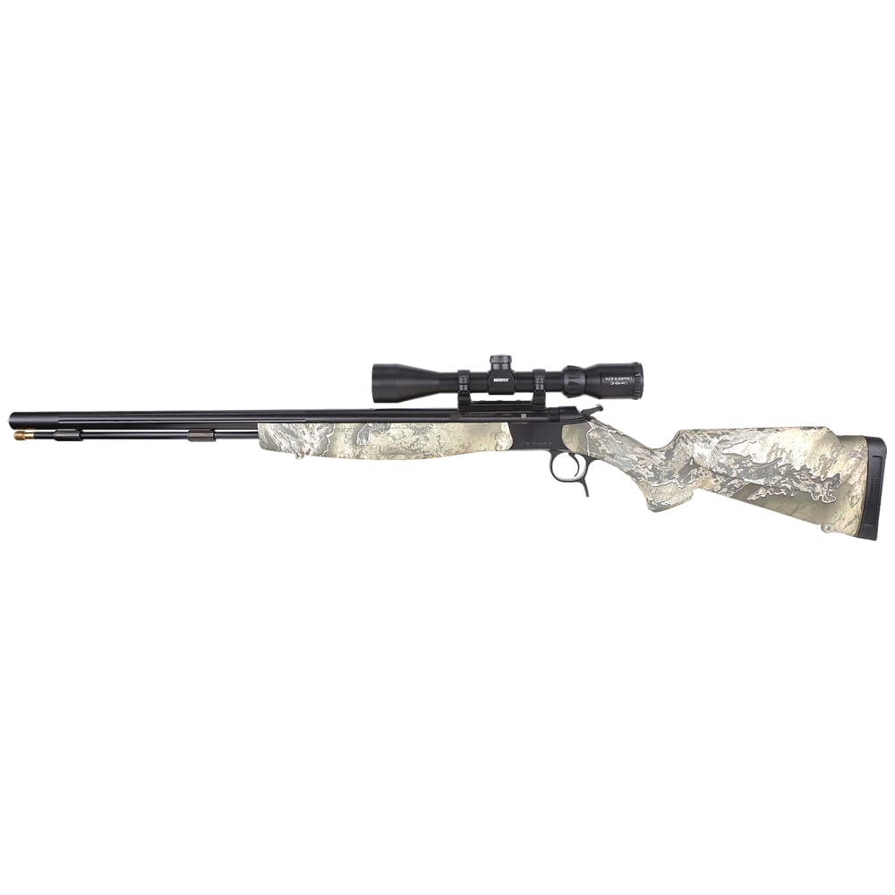 CVA OPTIMA V2 .50 Cal 26" 1:28" Bbl Nitride/Excape Break Action Inline Muzzleloader w/KonusPro 3-9x40 BDC, DuraSight Mounts, & Soft Case PR2039NSC