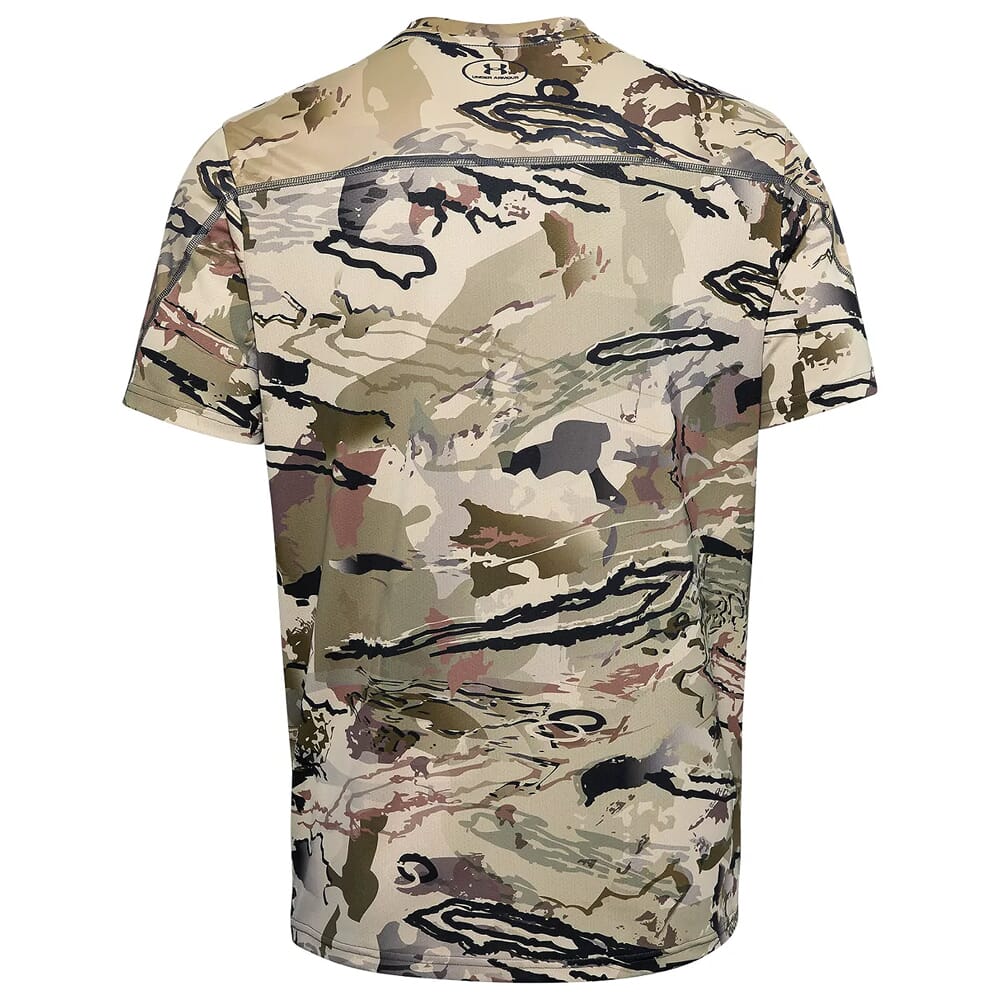 Under Armour Whitetail Iso-Chill Brushline Short Sleeve Tee UA Barren Camo/Black XXL 1361310-999006