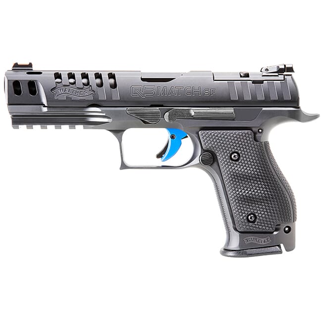 Walther Arms PPQ M2 Q5 MATCH SF 9mm 15 round Steel Frame Pistol w/ 3 mags 2830001