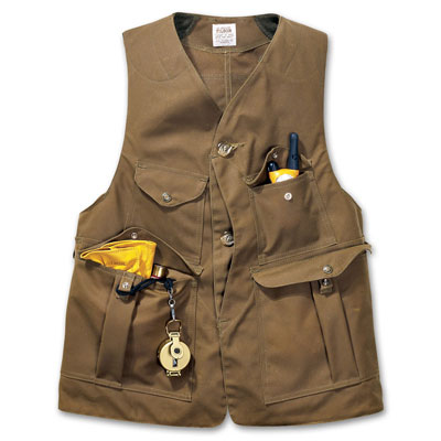 Filson SM Tan Original Hunting Vest FIL-10094-TN