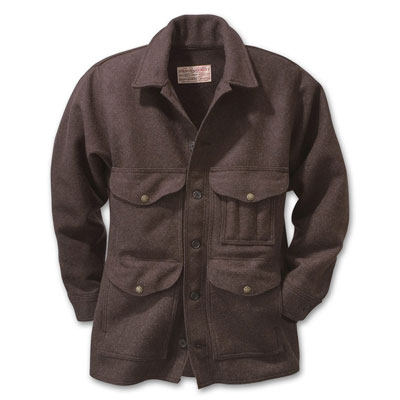 Filson 34 Brown Mackinaw Cruiser 10043
