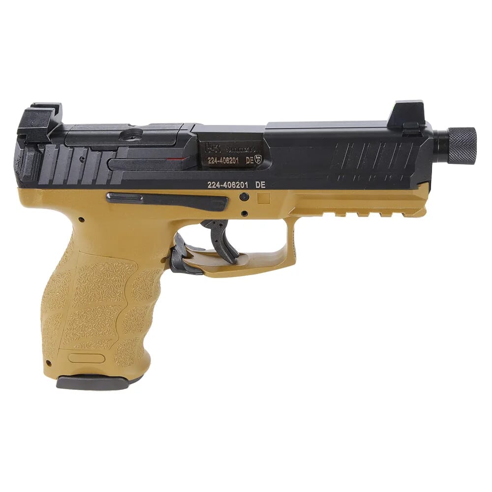 HK VP9 Tactical 9mm 4.7" Bbl FDE Pistol w/(3) 10rd Mags & Night Sights 81000775
