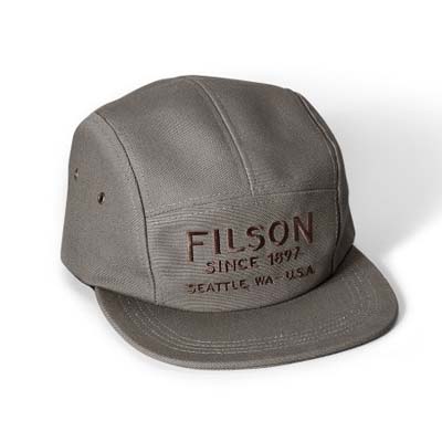 Filson 5-Panel Cap OliveGray FCO-006344 FIL-30256-OliveGray-