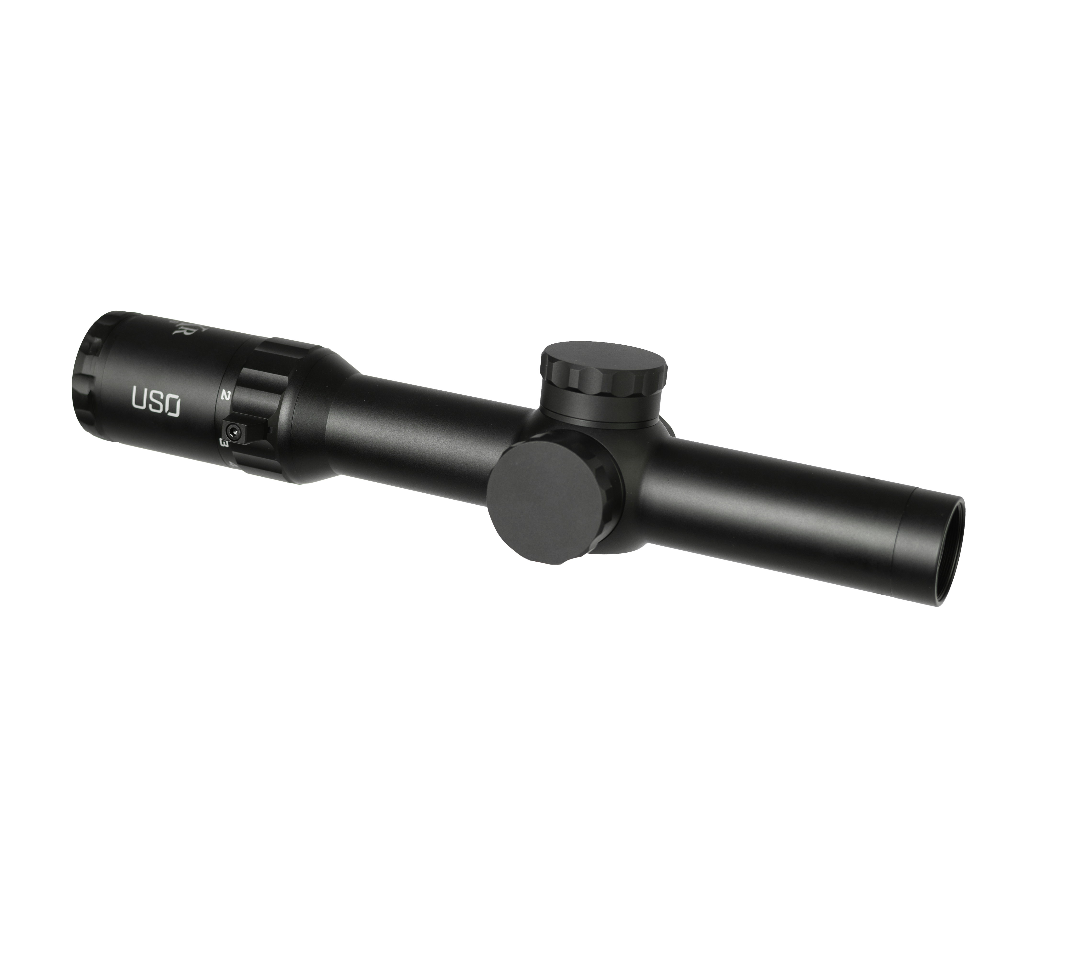 US Optics 1-6x24mm 34mm Tube Digital Red FFP SRM Reticle Elevation and Windage Zeroing Knob with 1/10 MIL Adjustments SXR-1-6-SRM
