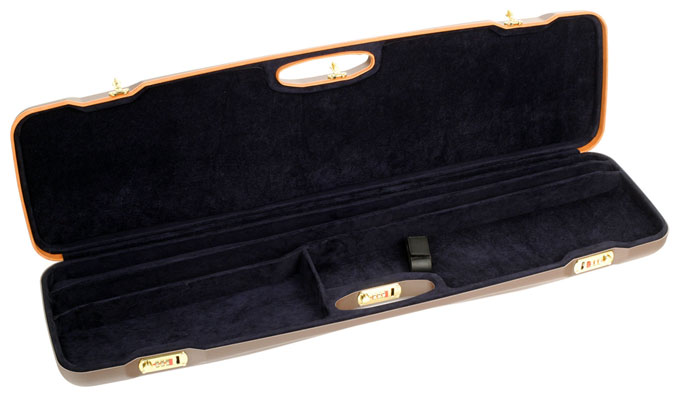 Negrini One Shotgun Two Barrel 36" Case Brown/Blue 1607SLXX-2C/5172