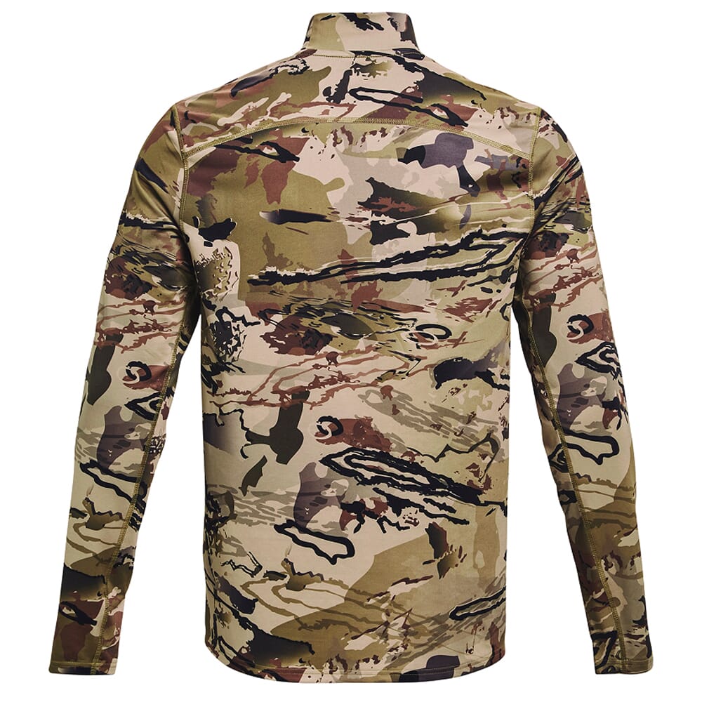 Under Armour Camo ColdGear Infrared Mock Neck Long Sleeve Tee UA Barren Camo/Black XXL 1372605-989006